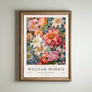 William Morris Druck, Kew Gardens Druck, London Druck, William Morris Poster, Vintage Wandkunst, Blumenkunst, Vintage Poster