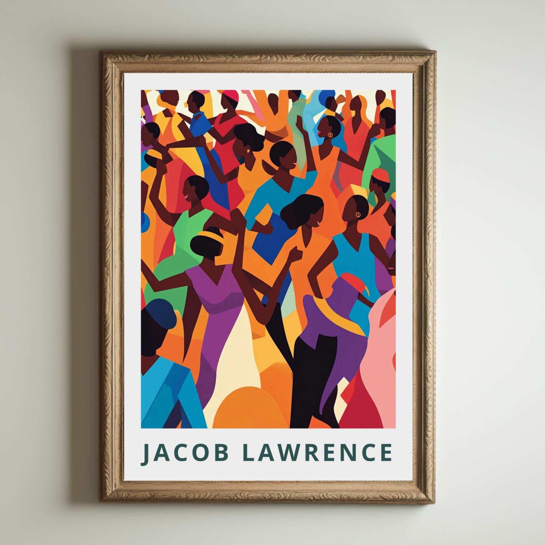 Jacob Lawrence, Jacob Lawrence Poster, African American Art, Afro Art ...