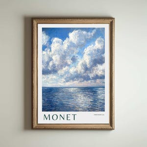 Monet Print, Claude Monet Poster, Claude Monet Painting, Claude Monet, Impressionism Decor, Modern Wall Art, Home Vintage Decor