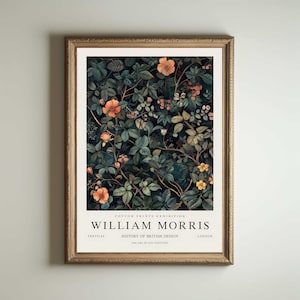 William Morris Druck, Kew Gardens Druck, London Druck, William Morris Poster, Vintage Wandkunst, Blumenkunst, Vintage Poster