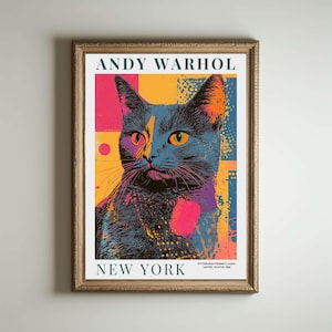 Póster de Andy Warhol, Obra de arte de Andy Warhol, Andy Warhol, Impresión de arte pop, Impresión de flores, Arte de Andy Warhol, Impresión de Andy Warhol, Impresión de arte pop