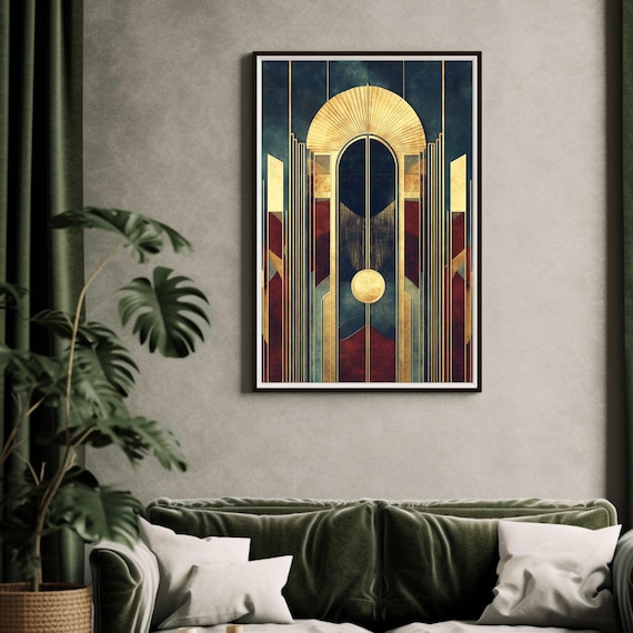 1920s Art Deco Poster, Art Deco Print, Art Deco Wall Art, Art Deco