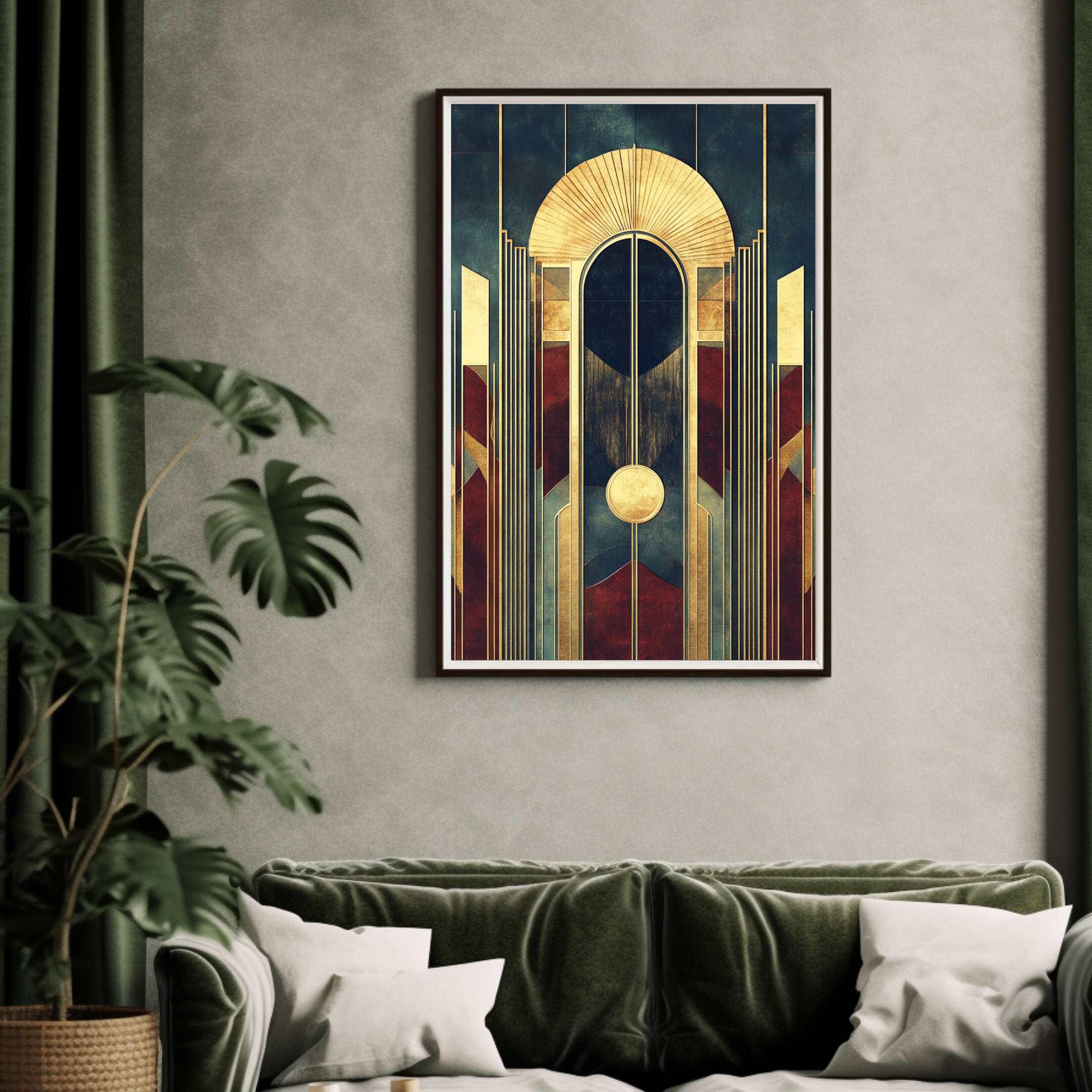 1920s Art Deco Poster, Art Deco Print, Art Deco Wall Art, Art Deco