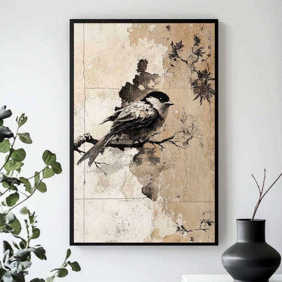 Wabi Sabi Print, Japanese Poster, Vintage Japanese Art, Wabi Sabi