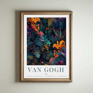 Lámina de Van Gogh / Póster de Vincent Van Gogh / Lámina de arte mural de Van Gogh / Lámina de arte de Van Gogh / Jardín en Arles Regalos de Van Gogh