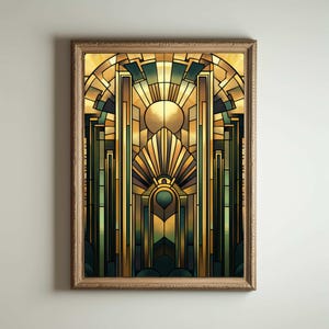 1920er Jahre Art Deco Poster, Art Deco Druck, Art Deco Wandkunst, Art Deco Stil, Maximalist Jugendstil Dekor, lustiges Badezimmer Dekor