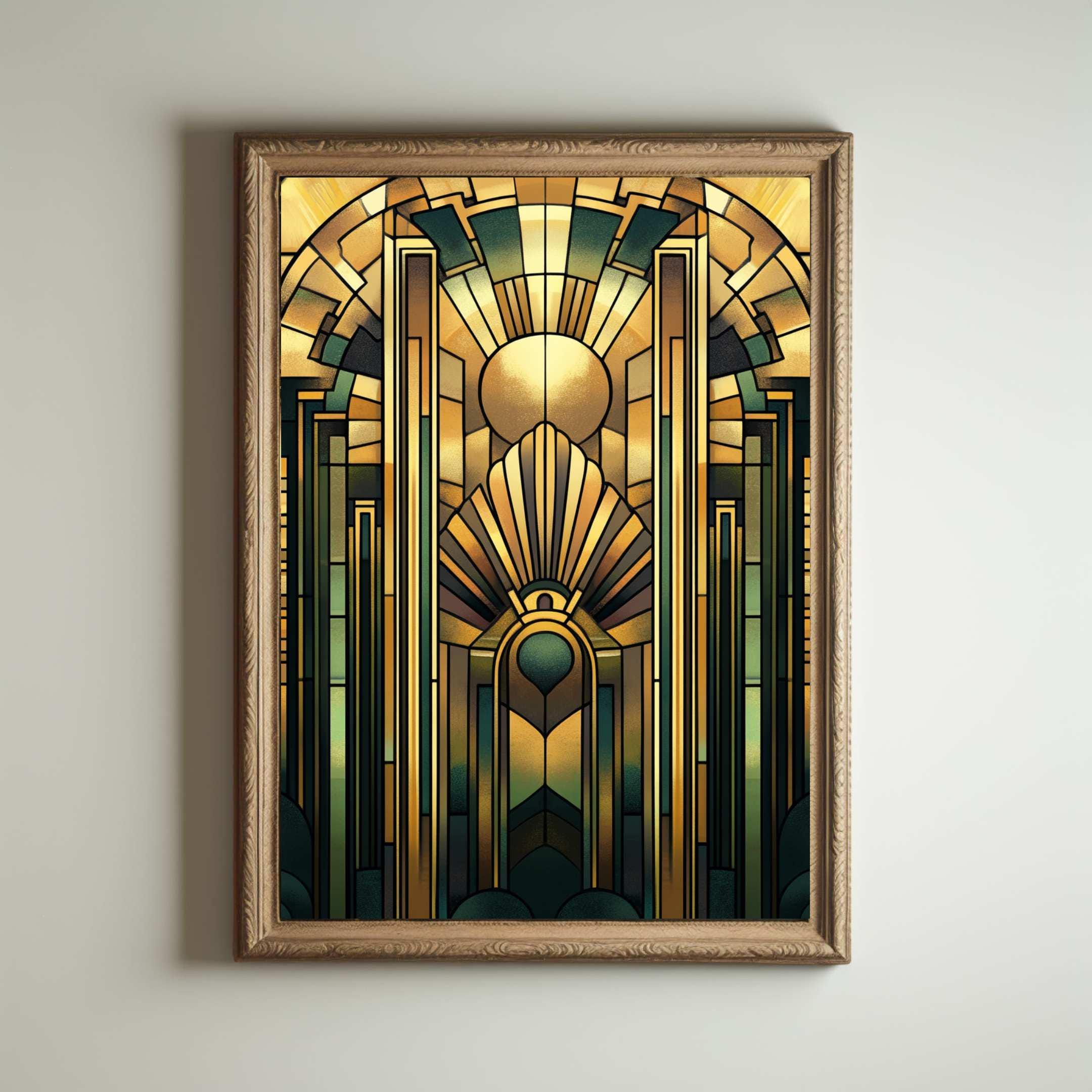 1920s Art Deco Poster, Art Deco Print, Art Deco Wall Art, Art Deco