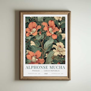 Alphonse Mucha | Alphonse Mucha Poster | Alphonse Mucha Poster | Giclée Matte Art Poster Druck | Jugendstil Print | Plakat im Jugendstil