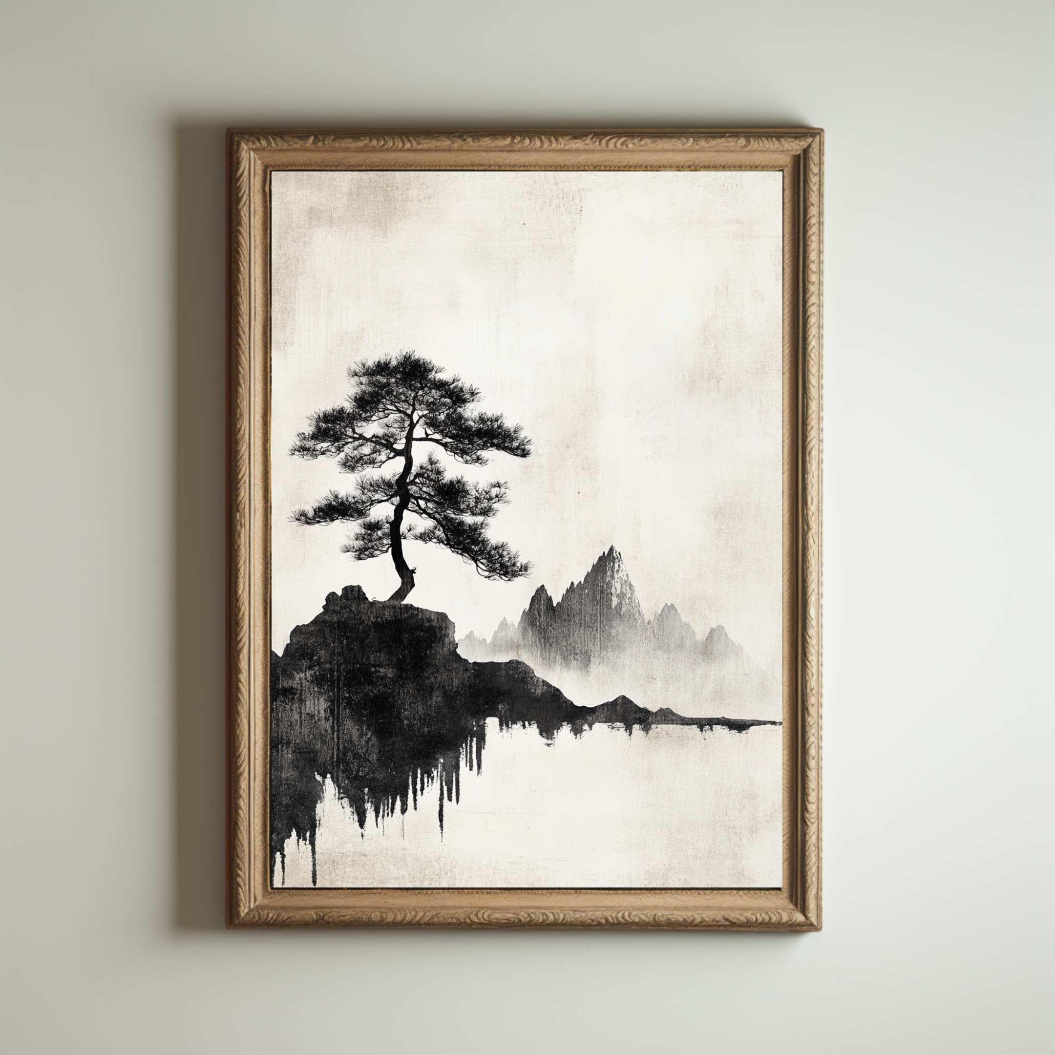 Wabi Sabi Print, Japanese Poster, Vintage Japanese Art, Wabi Sabi