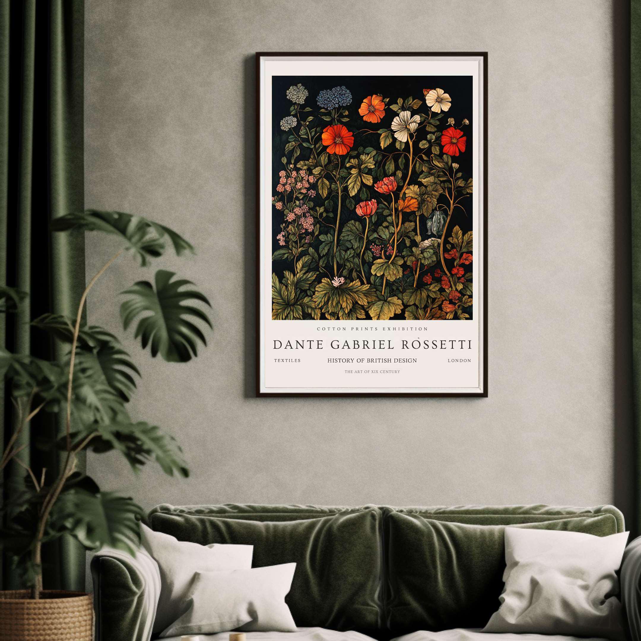 Dante Gabriel Rossetti, Dante Gabriel Rossetti Print, Kew Gardens