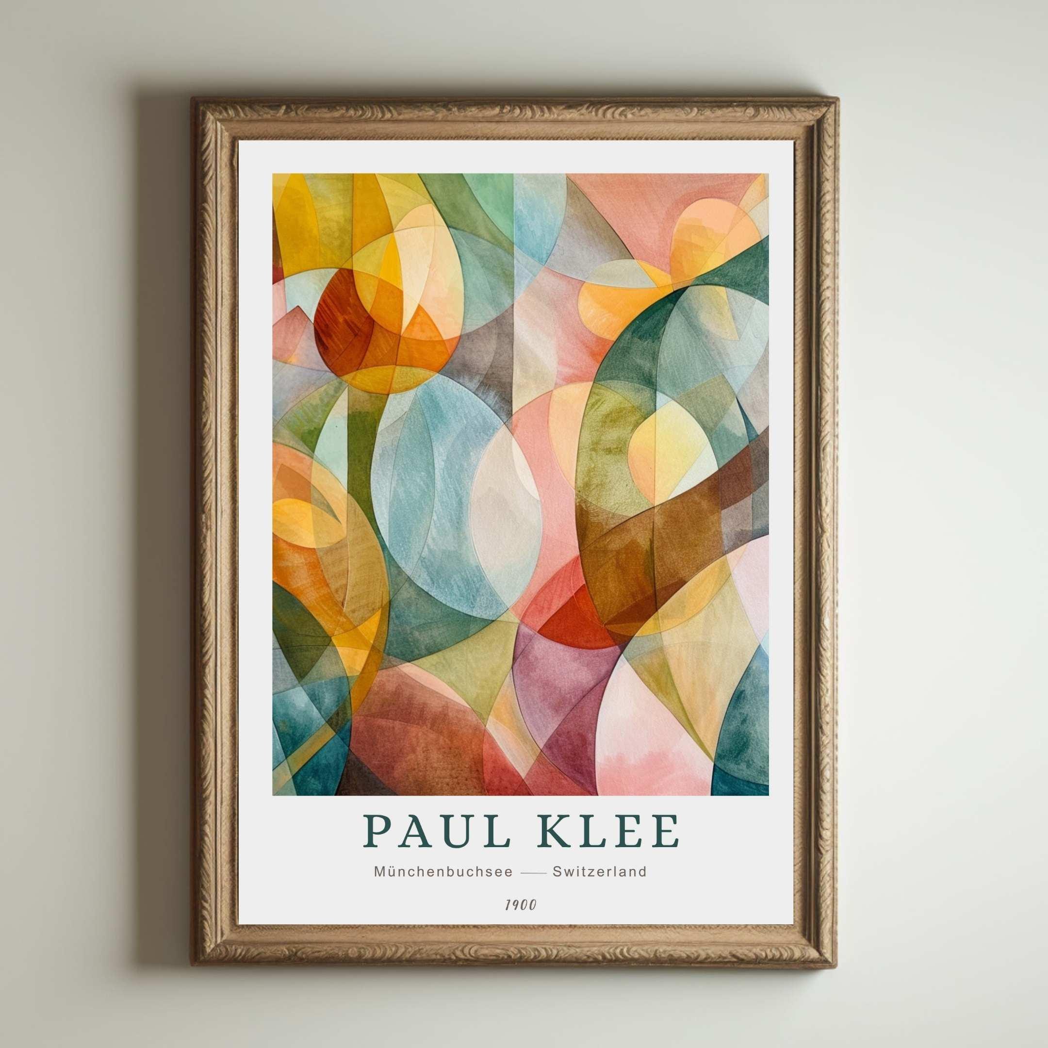 Paul Klee Print, Abstract Modern Art, Bauhaus Poster, Colorful