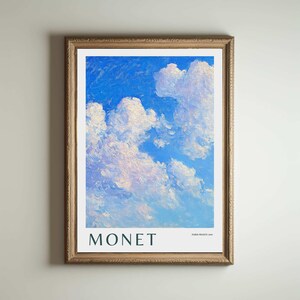 Monet Print, Claude Monet Poster, Claude Monet Painting, Claude Monet, Impressionism Decor, Modern Wall Art, Home Vintage Decor