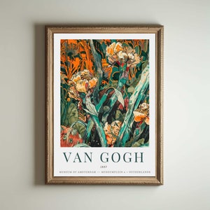 Van Gogh Druck | Vincent Van Gogh Poster | Van Gogh Wand Kunst Druck | Van Gogh Kunstdruck | Garten bei Arles Van Gogh Geschenke