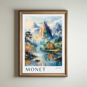 Monet Print, Claude Monet Poster, Claude Monet Painting, Claude Monet, Impressionism Decor, Modern Wall Art, Home Vintage Decor