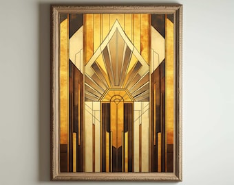 1920s Art Deco Poster, Art Deco Print, Art Deco Wall Art, Art Deco Style, Maximalist Art Noveau Decor, Funny Bathroom Deocr