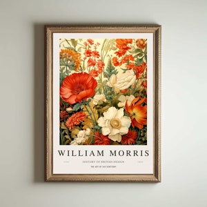 William Morris Druck, Kew Gardens Druck, London Druck, William Morris Poster, Vintage Wandkunst, Blumenkunst, Vintage Poster