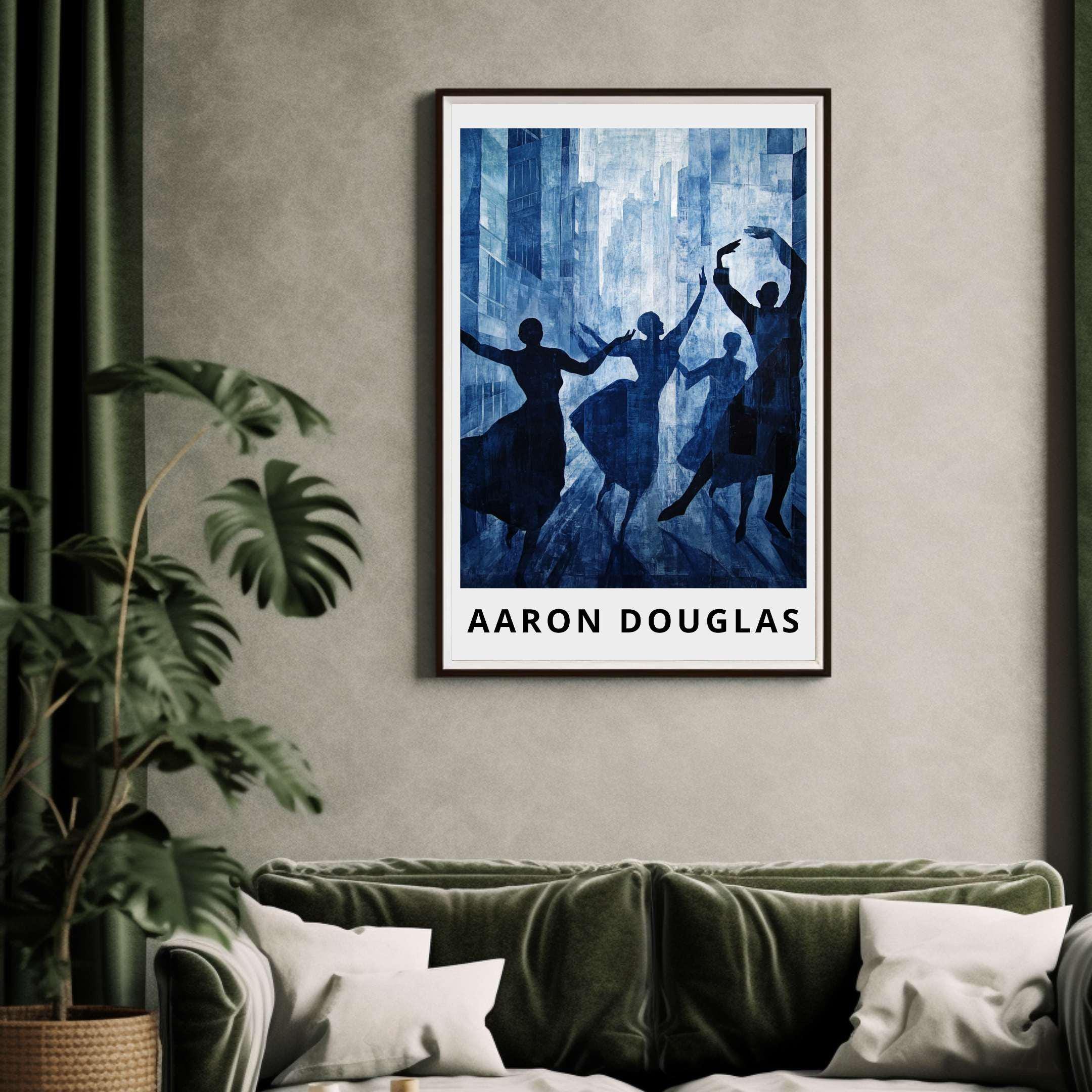Aaron Douglas, Aaron Douglas Poster, Afrocentric Wall Decor, Harlem  Renaissance Style, Silhouette Art Print, Black History Artwork - Etsy, image size:2160x2160