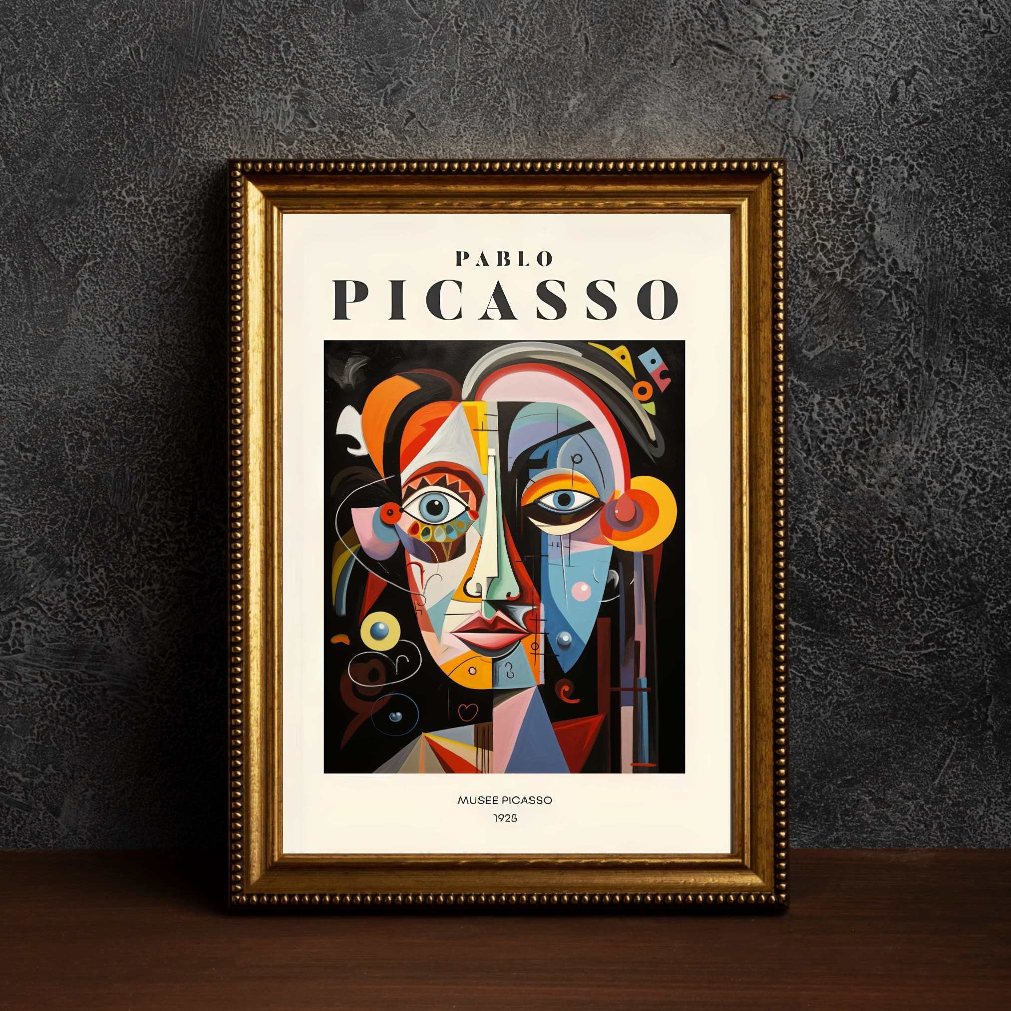 Picasso Art Poster, Picasso Wall Art, Picasso Exhibition Print