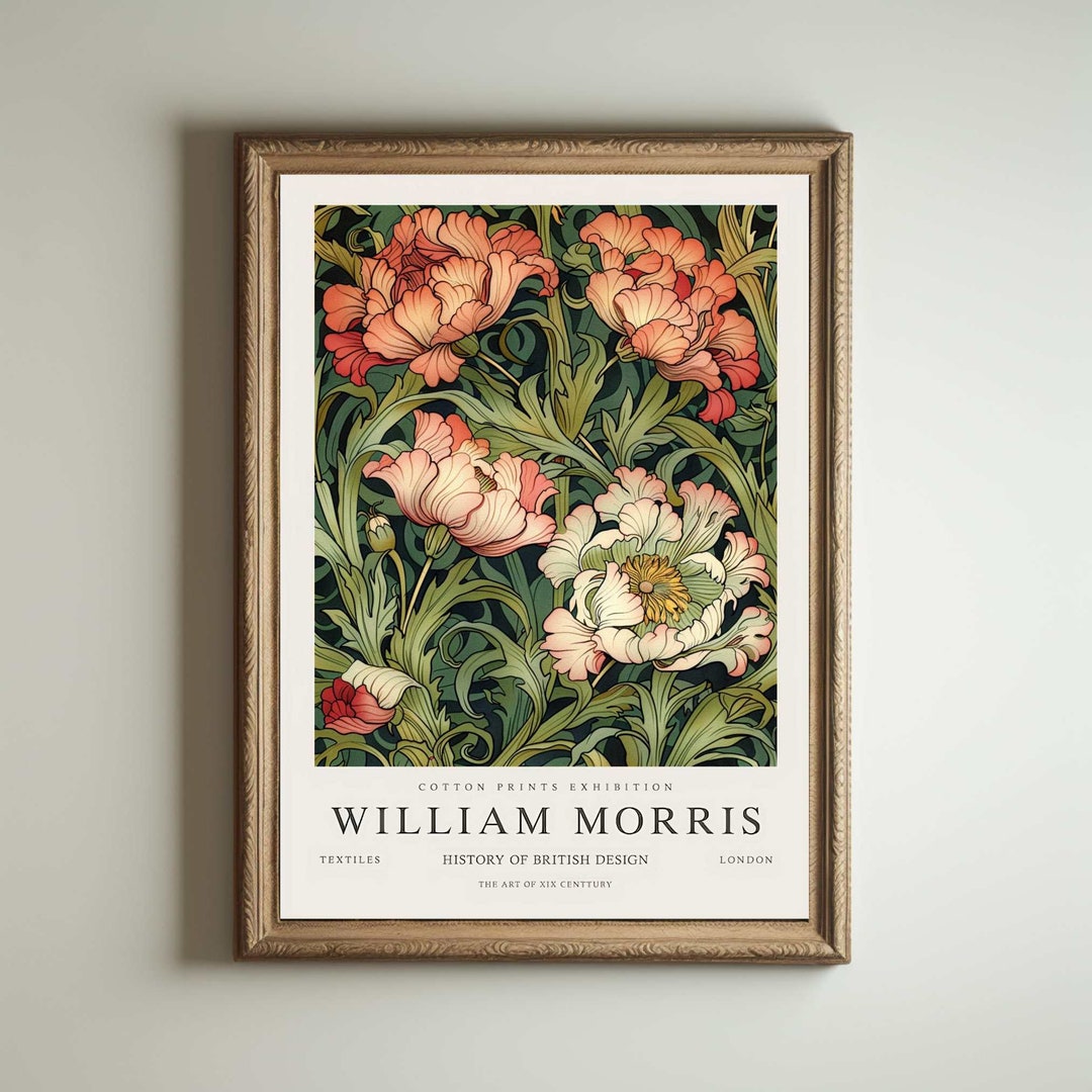William Morris Print Kew Gardens Print London Print William Morris William morris print kew gardens print london print william morris