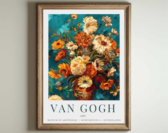 Van Gogh Print | Vincent Van Gogh Poster | Van Gogh Wall Art Print | Van Gogh Art Print | Garden at Arles Van Gogh Gifts