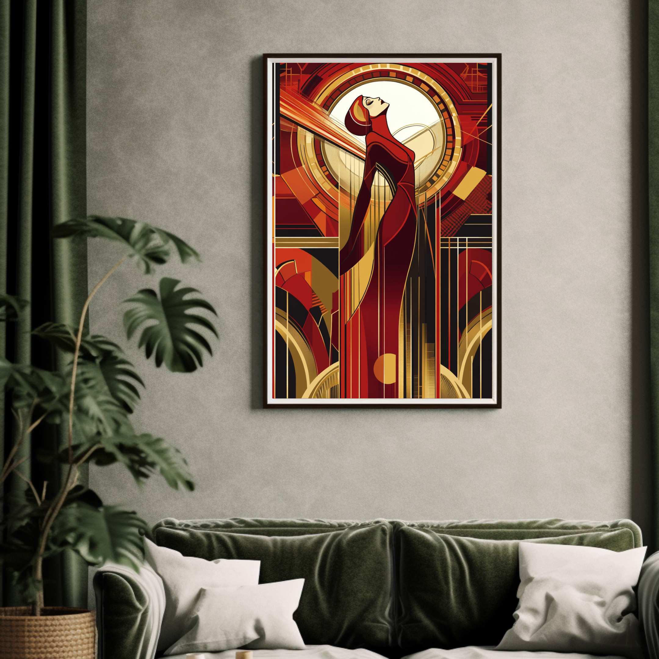 1920s Art Deco Poster, Art Deco Print, Art Deco Wall Art, Art Deco