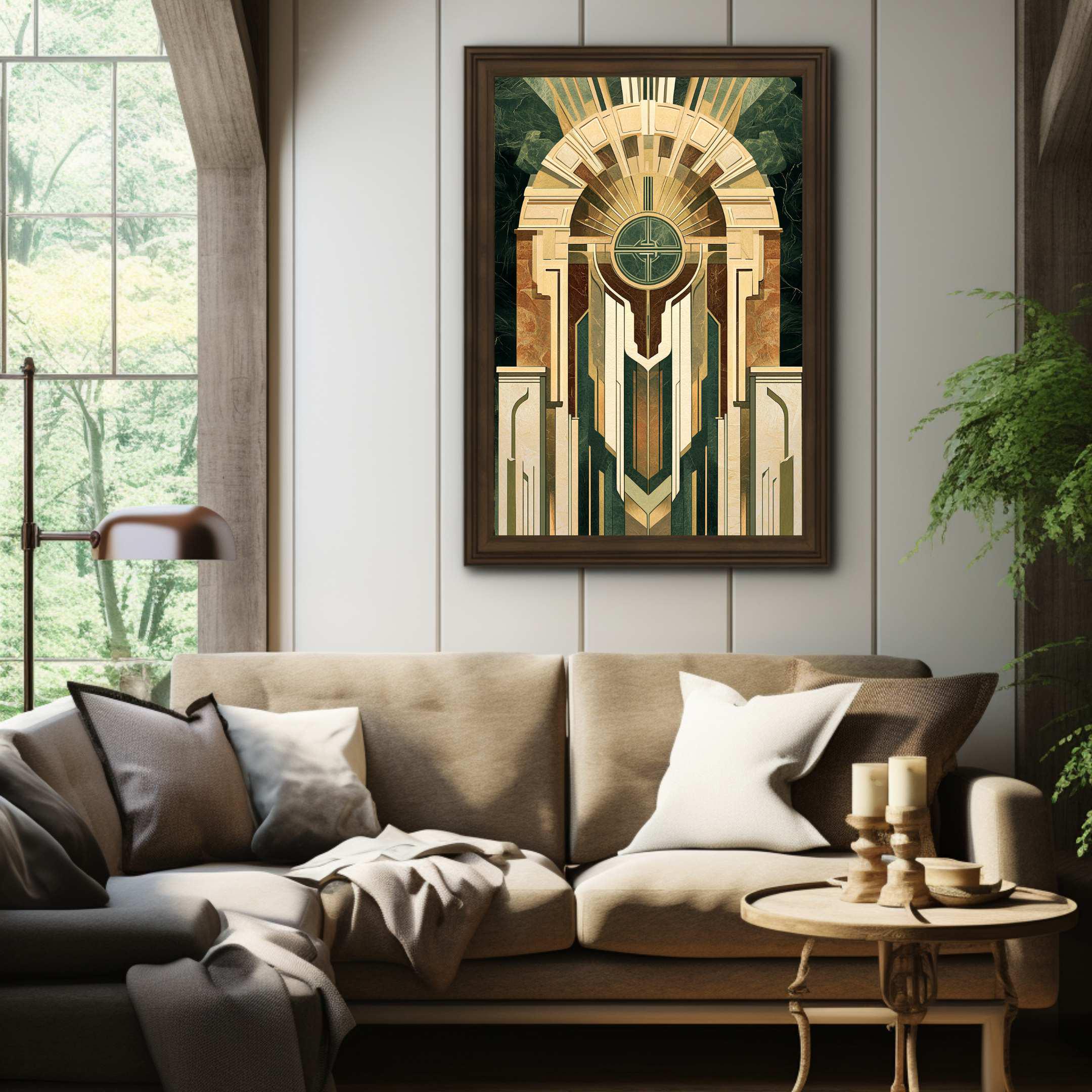 Póster Art Déco de los años 20, Impresión Art Déco, Arte Mural Art