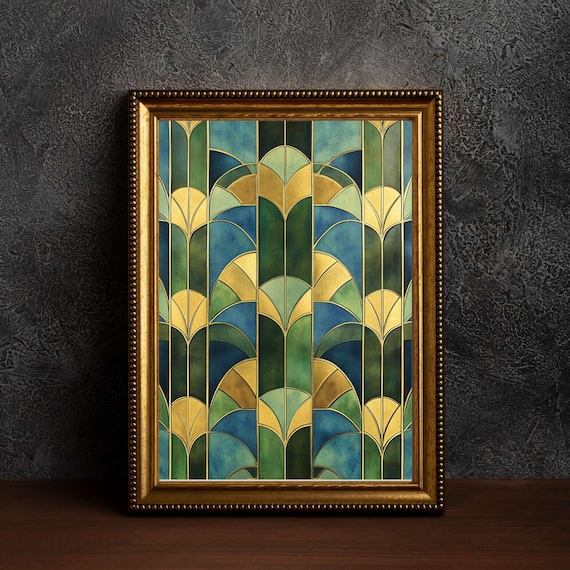 Póster Art Déco de los años 20, impresión Art Déco, arte de pared