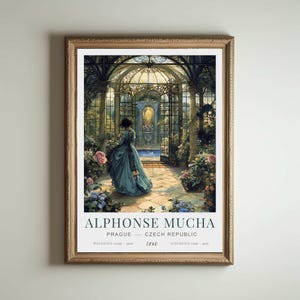 Alphonse Mucha / Cartel de Alphonse Mucha / Impresión de Alphonse Mucha / Giclée Matte Art Poster Print / Impresión Art Nouveau / Cartel Art Noveau