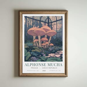 Alphonse Mucha / Cartel de Alphonse Mucha / Impresión de Alphonse Mucha / Giclée Matte Art Poster Print / Impresión Art Nouveau / Cartel Art Noveau