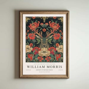 William Morris Druck, Kew Gardens Druck, London Druck, William Morris Poster, Vintage Wandkunst, Blumenkunst, Vintage Poster