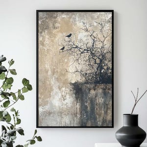 Impresión Wabi Sabi, póster japonés, arte japonés vintage, pinturas Wabi Sabi, lienzo de arte japonés, arte mural Wabi Sabi, decoración minimalista