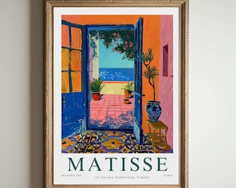 Henri Matisse Sea Art - Exhibition Poster - Gallery Print