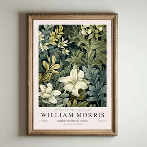 William Morris Druck, Kew Gardens Druck, London Druck, William Morris Poster, Vintage Wandkunst, Blumenkunst, Vintage Poster