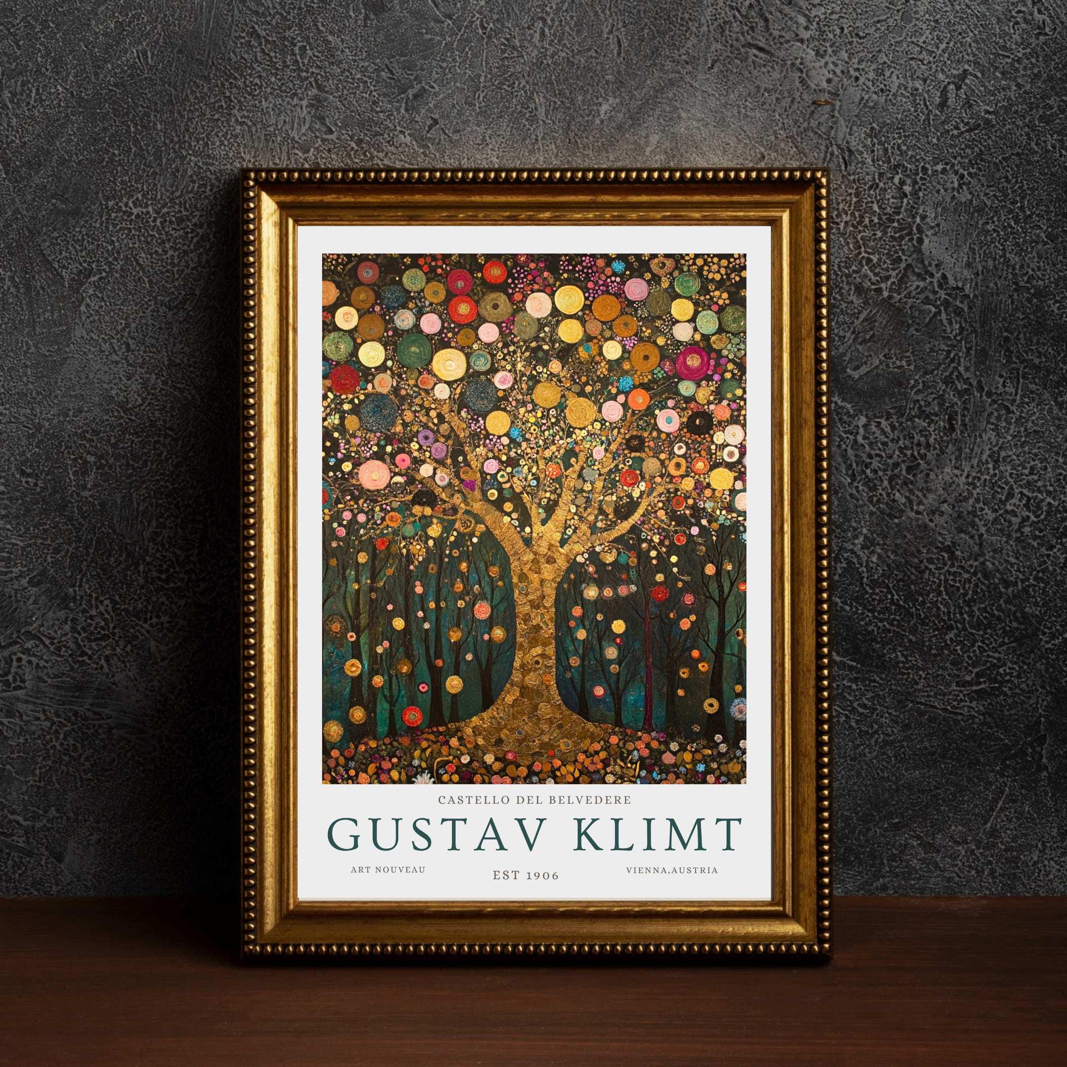 グスタフ・クリムトの版画、クリムト美術館のポスター、グスタフ