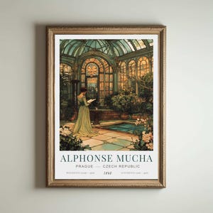 Alphonse Mucha / Poster di Alphonse Mucha / Stampa di Alphonse Mucha / Stampa di poster d'arte opaca Giclée / Stampa Art Nouveau / Poster Art Noveau