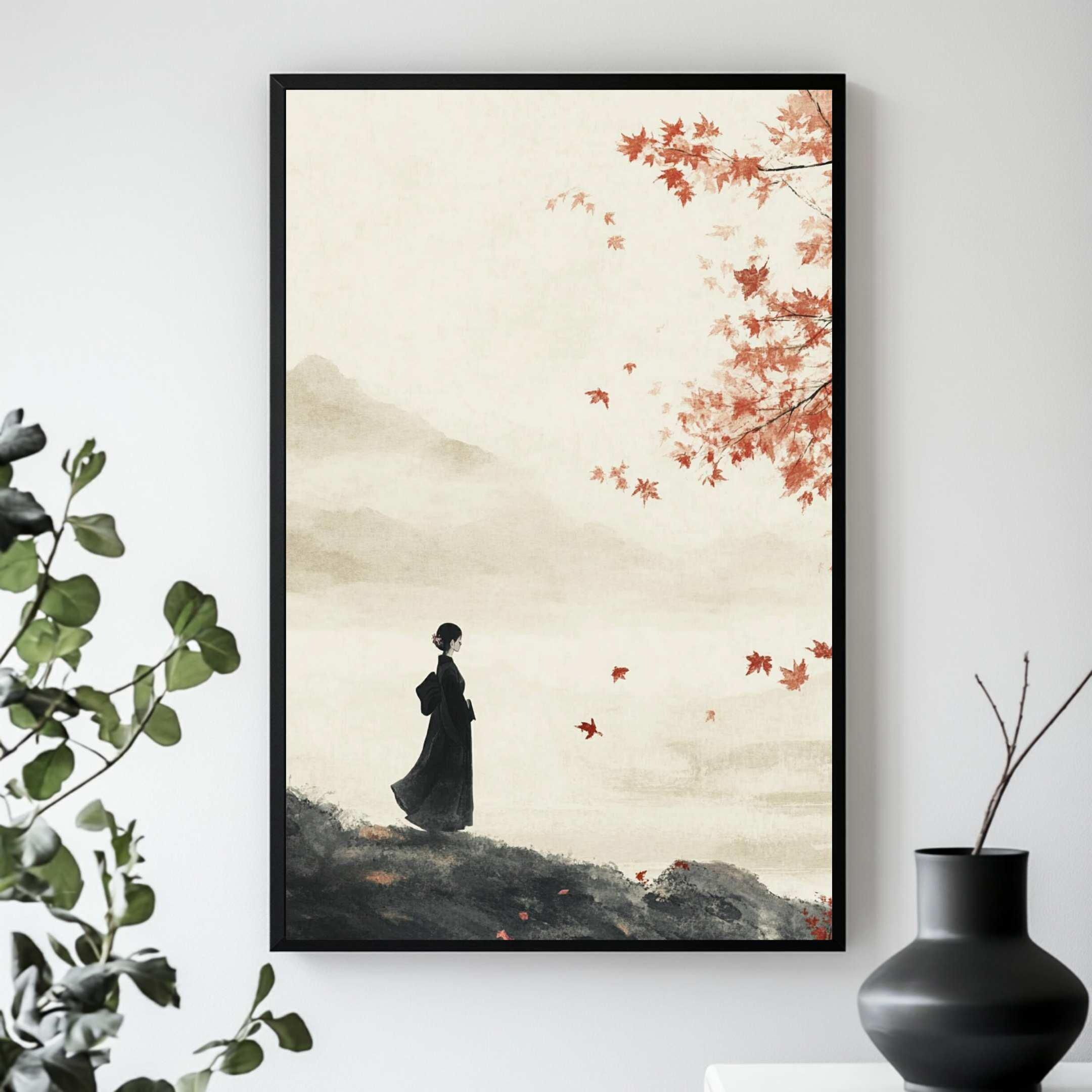 Wabi Sabi Print, Japanese Poster, Vintage Japanese Art, Wabi Sabi