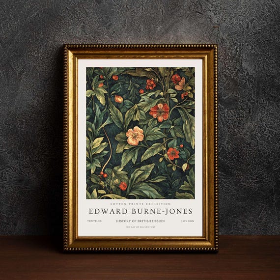 Edward Burne Jones, Burne-jones Print, Kew Gardens Painting
