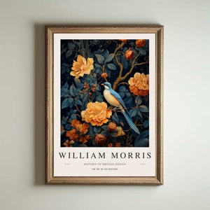 William Morris Druck, Kew Gardens Druck, London Druck, William Morris Poster, Vintage Wandkunst, Blumenkunst, Vintage Poster