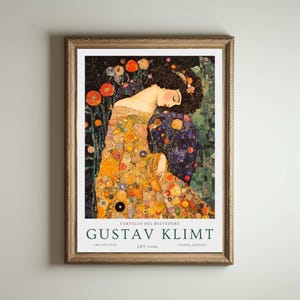 Gustav Klimt Druck, Klimt Museum Poster, Gustav Klimt Poster, Klimt Ausstellungsplakat, Gustav Klimt Malerei, Blumengarten, Blumenkunstwerk
