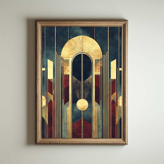 1920s Art Deco Poster, Art Deco Print, Art Deco Wall Art, Art Deco