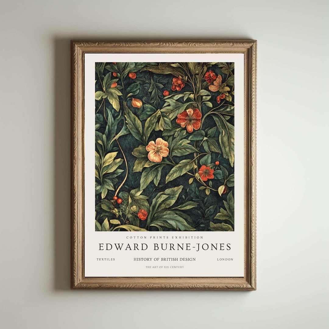 Edward Burne Jones, Burne-jones Print, Kew Gardens Painting