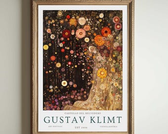 グスタフ・クリムト「ひまわり」1907年 — アール・ヌーヴォー展覧会