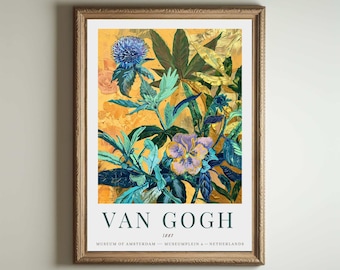 Van Gogh Print | Vincent Van Gogh Poster | Van Gogh Wall Art Print | Van Gogh Art Print | Garden at Arles Van Gogh Gifts