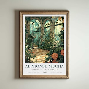 Alphonse Mucha / Cartel de Alphonse Mucha / Impresión de Alphonse Mucha / Giclée Matte Art Poster Print / Impresión Art Nouveau / Cartel Art Noveau
