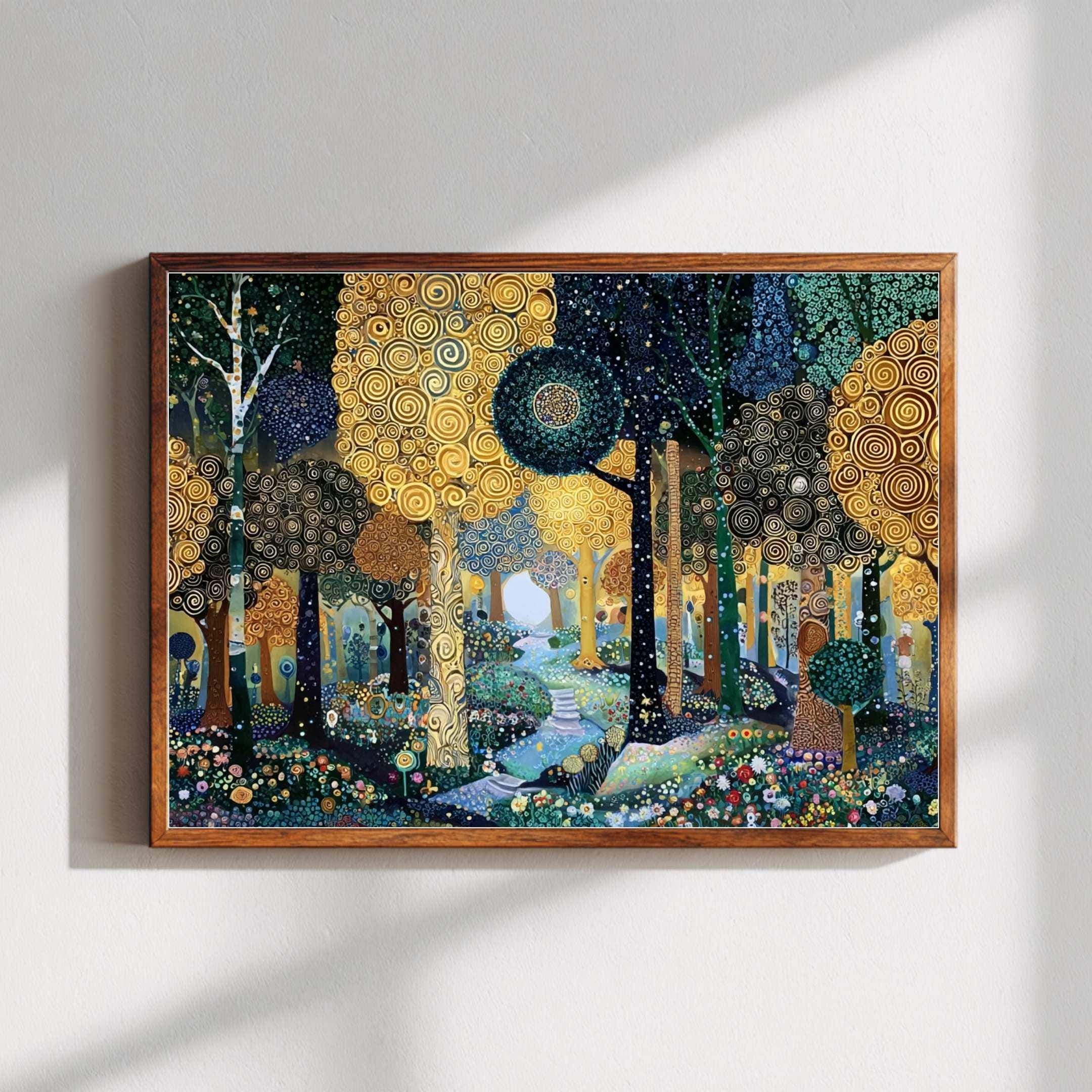 Gustav Klimt Print, Klimt Museum Poster, Gustav Klimt Poster