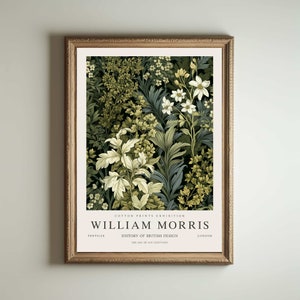 William Morris Druck, Kew Gardens Druck, London Druck, William Morris Poster, Vintage Wandkunst, Blumenkunst, Vintage Poster