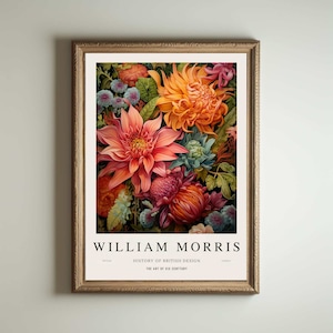 William Morris Druck, Kew Gardens Druck, London Druck, William Morris Poster, Vintage Wandkunst, Blumenkunst, Vintage Poster