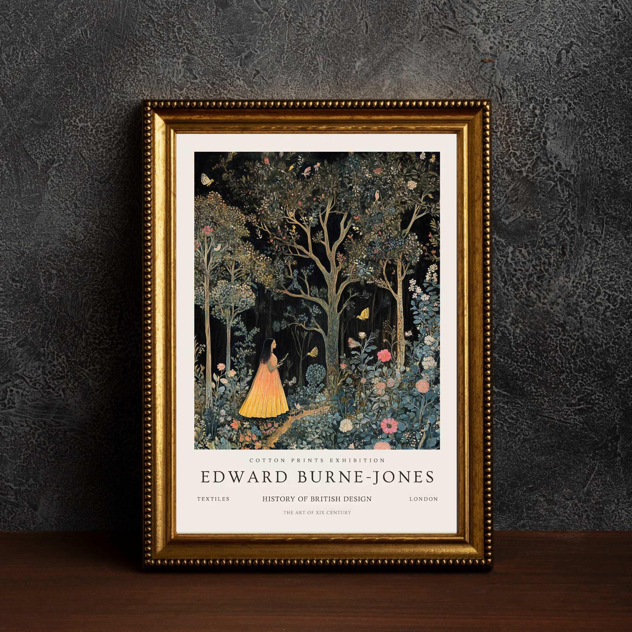Edward Burne Jones, Burne-jones Print, Kew Gardens Painting