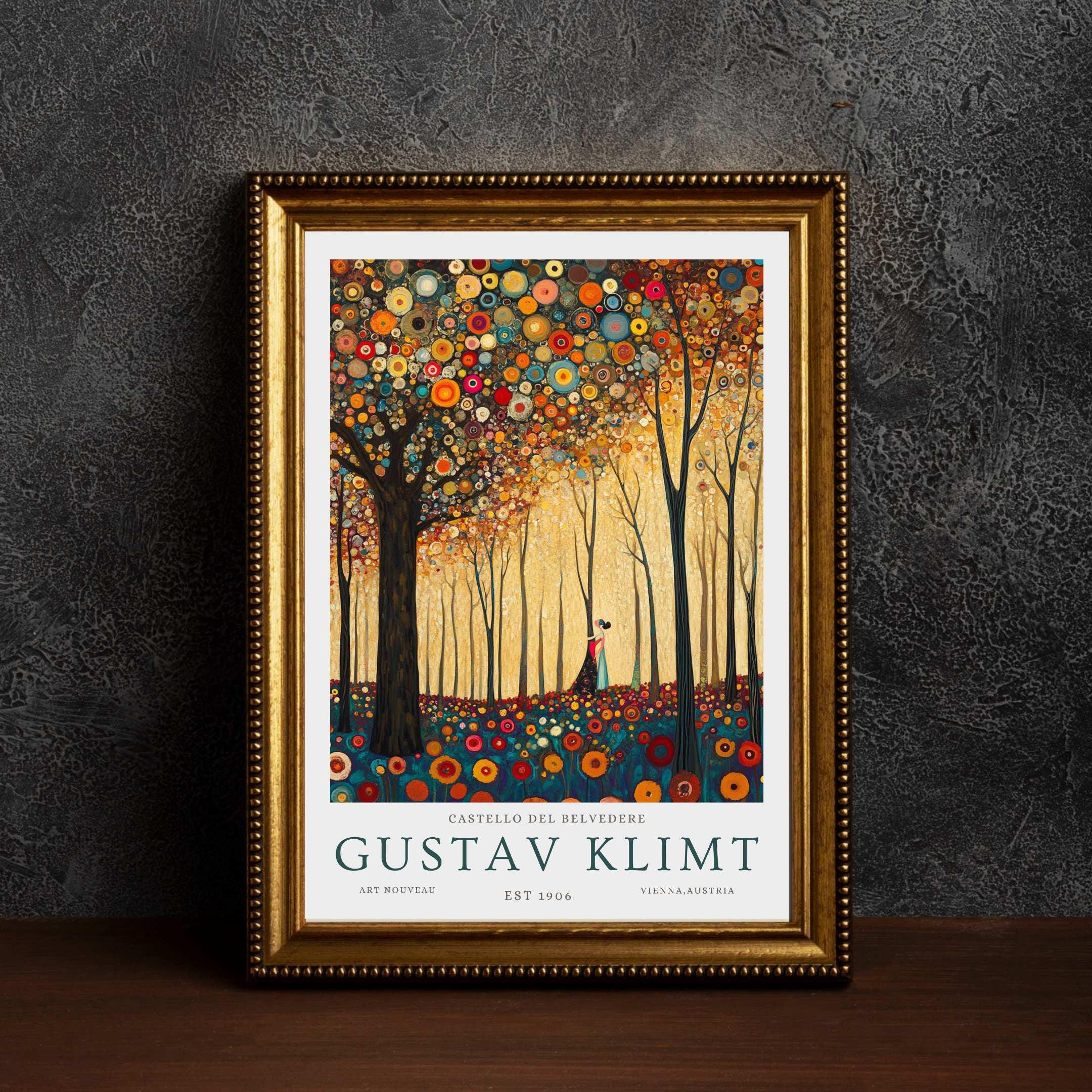グスタフ・クリムトの版画、クリムト美術館のポスター、グスタフ