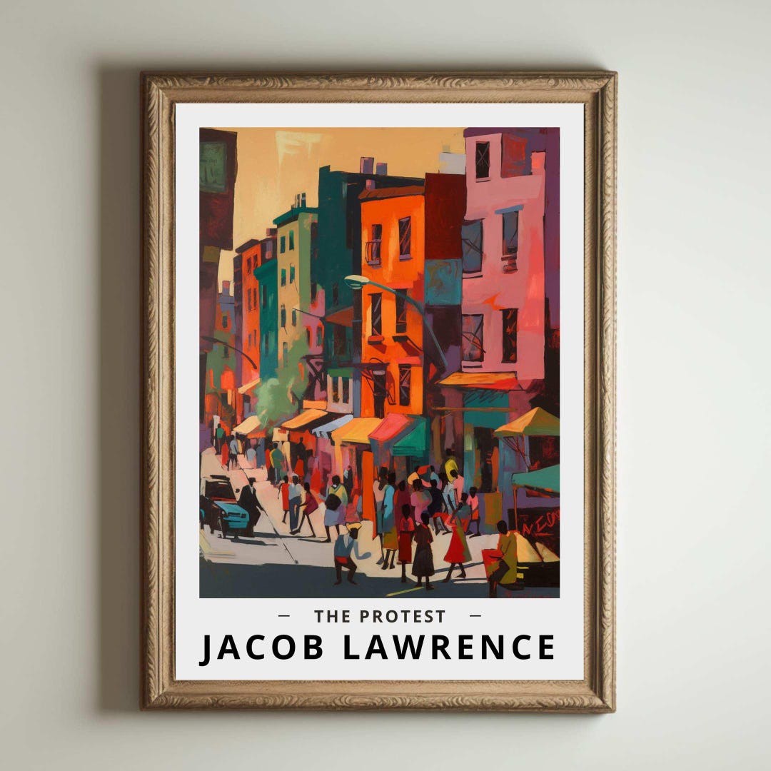 Póster de Jacob Lawrence, Jacob Lawrence, Arte afroamericano, Arte - Main Image